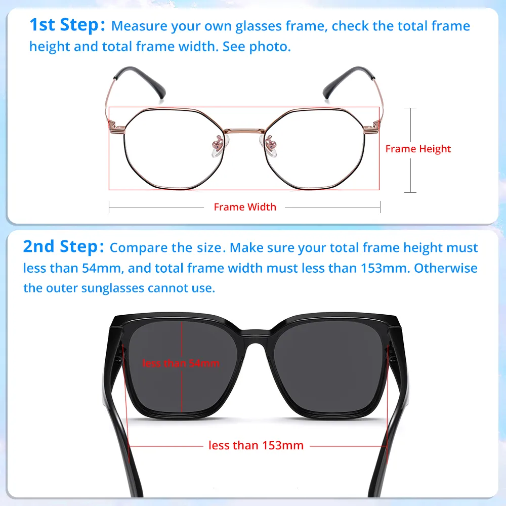 Fit Over Sunglasses