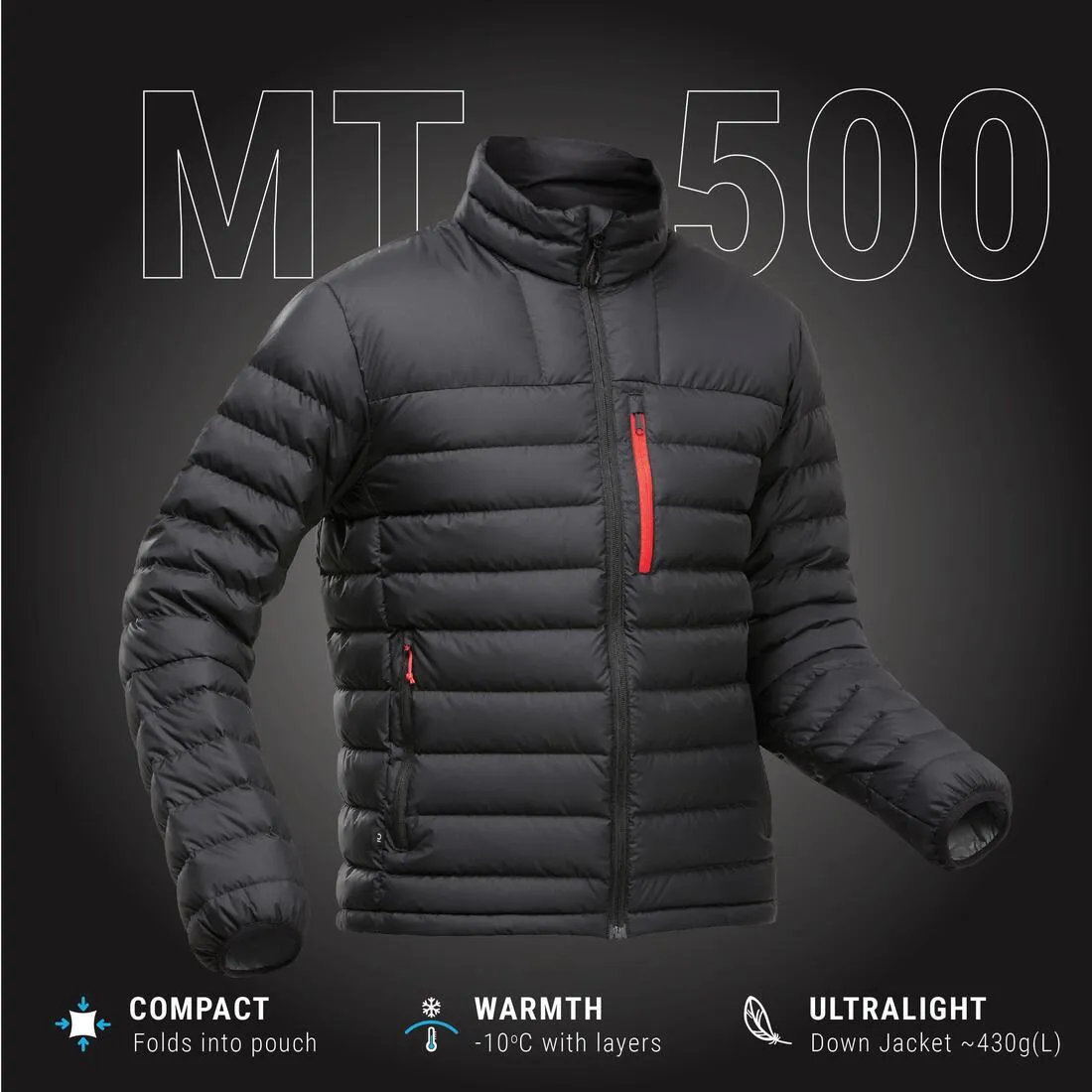 Men’s hiking padded jacket -10°C MH500
