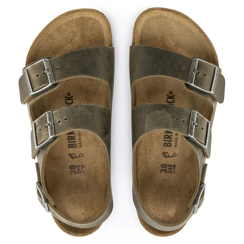 Milano - Faded Khaki Oiled Leather