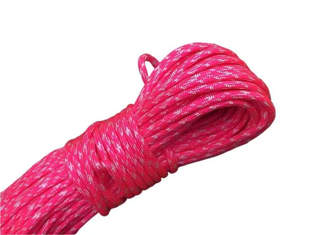 Neon Pink & White CAMO Paracord