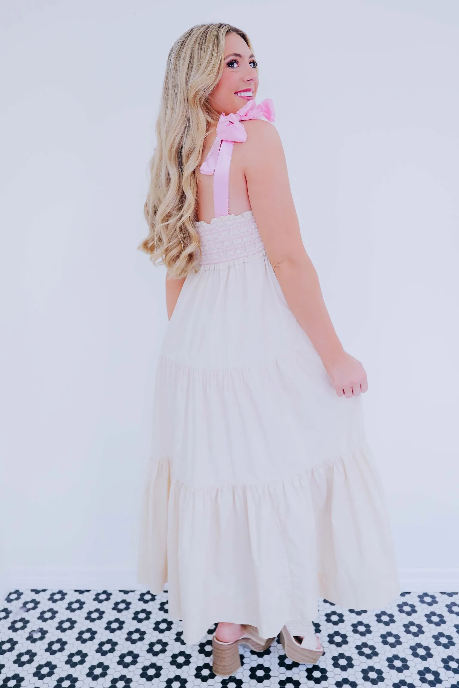 Southern Charm Smocked Tiered Maxi Dress